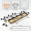 Koyoto hanglamp met bolkappen, 6-lichts E27 voor eetkamer en eettafel