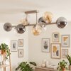 Moderne Kogel-plafondlamp Gastor met 10 glaskappen in clusteropstelling