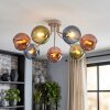 Koyoto plafondlamp met bollen, 7-lichts retro plafondverlichting Ø 82 cm