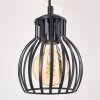 Oravi houten balk hanglamp, 5-lichts E27, lengte 100 cm, kooikappen