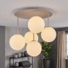 Chehalis 5-lichts plafondlamp met bollen voor woonkamer, G9, rond, Ø 45 cm