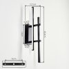 Kiron LED wandlamp, moderne wandverlichting met langwerpig ladderdesign