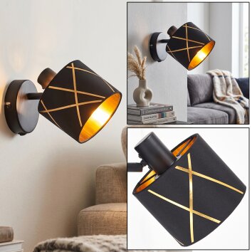 Opatija verstelbare wandlamp met schakelaar, draaibare en zwenkbare lampkop, E14
