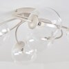 Moderne Plafondlamp met glazen bollen Chehalis, 6 stuks, zandkleurige uitvoering