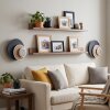 Lemik LED wandlamp set van 2, rond verstelbaar licht met indirecte gloed