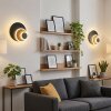 Lemik LED wandlamp set van 2, rond verstelbaar licht met indirecte gloed