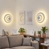 LED wandlamp Lemik, 2er-Set met concentrische ringen, verstelbaar, 3000 Kelvin warmwit