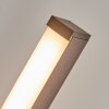 LED-wandlamp Kiron met verticale lichtbalk in zandkleur, 3000 Kelvin warmwit