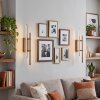 Kiron LED wandlamp set van 2, moderne verticale wandlamp met lichtbalk voor woonkamer