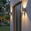 Wandlamp voor buiten Tamarin LED, vierkante behuizing, 2er-Set, 3000 Kelvin warmwit, sensor