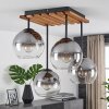 Koyoto 4-lichts plafondlamp bolvormig, retro plafondverlichting voor woonkamer