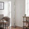 Velix LED vloerlamp met gebogen lichtlijnen, 143 cm, modern voor woonkamer