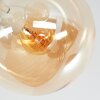 Gastor vintage plafondlamp 7-lichts, retro lamp met ronde bolkappen, ø 82 cm