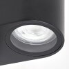 Wandlamp voor buiten Kingstown, halfronde vorm, set van 2, bewegingssensor, IP44