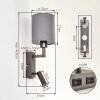 LED Leeslamp Turil voor hotels met draaibare leesarm, 2-delige set, 3000 Kelvin warmwit
