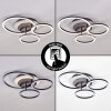 LED-plafondlamp Kordex met 3 overlappende lichtkringen, draaibaar, 4000 Kelvin neutraalwit