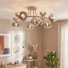 Chehalis plafondlamp met bollen, 12-lichts G9, rond armatuur ø 76 cm