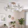 Chehalis 12-lichts plafondlamp bol, ronde plafondlamp ø 76 cm voor woonkamer