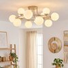 Chehalis 12-lichts plafondlamp bol, ronde plafondlamp ø 76 cm voor woonkamer