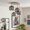 Koyoto 4-lichts globe plafondlamp met ronde bolkappen, E14, Ø 38 cm, retro modern