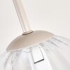 Koyoto plafondlamp rond Ø 38 cm, 4-lichts met bolvormige kappen, retro