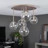 Chehalis plafondlamp met bolkappen, 5-lichts, G9, rond, voor eetkamer