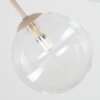 Moderne Plafondlamp Chehalis met 5 heldere glazen bollen ø 15 cm voor de eettafel