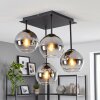 Moderne plafondlamp met glazen bollen Koyoto, cluster met zichtbare E14-fittingen