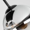 Moderne plafondlamp met glazen bollen Koyoto, cluster met zichtbare E14-fittingen