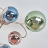 Chehalis plafondlamp met bolkappen, 6-lichts G9, rond ø 64 cm, retro-vintage