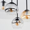 Koyoto 4-lichts plafondlamp met hangende bolkappen, modern retro design