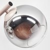 Moderne Cluster-plafondlamp Koyoto met drie glazen bollen in chroom, rook en helder