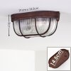Catawba Plafondlamp Roest, 1-licht