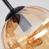 Moderne Cluster-plafondlamp Koyoto met 4 bolvormige glazen kappen Boven de eettafel