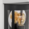 Entree-wandlamp Lauvdal met cilindrische heldere schermen en bewegingssensor, E27