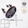 Moderne cluster-plafondlamp Koyoto met 4 bollen in amber, rookkleurig en helder