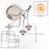 Moderne Cluster-hanglamp Gastor met drie amberkleurige glazen bollen ø 20 cm