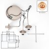 Moderne Cluster-hanglamp Gastor met 3 amberkleurige glazen bollen voor de eettafel