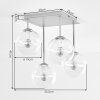 Moderne cluster-plafondlamp Gastor met 4 ronde bollen voor de eettafel