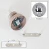 Moderne bol-wandlamp Gastor in zandkleur, 2-delige set met ronde vorm
