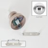 Retro wandlamp Gastor, 2-delige set met E14-fitting en heldere glazen bol
