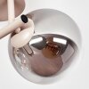 Moderne Cluster-plafondlamp Gastor met 3 rookglazen bollen, E14