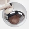 Moderne bolvormige wandlamp Koyoto, 2-delige set, verticale cluster met 3 kappen