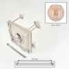 Moderne Cluster-plafondlamp Koyoto met vijf amberkleurige glazen bollen