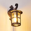 Strat Buiten muurverlichting Roest, Zwart, 1-licht