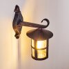 Strat Buiten muurverlichting Roest, Zwart, 1-licht
