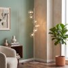 Moderne vloerlamp Ripoll met zes heldere glazen bollen, ronde vorm, E14