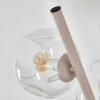 Moderne vloerlamp Ripoll met zes heldere glazen bollen, ronde vorm, E14
