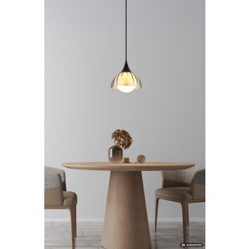 Eva NOWA ronde hanglamp voor eettafel G9 Ø 20 cm, modern design met elegante vorm