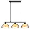 NOWA Eva 3-flammige eettafel-hanglamp G9 70 cm voor keuken en woonkamer, modern